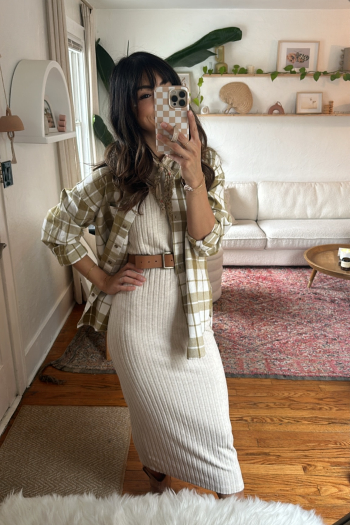 Wearing a size small in the dress and flannel

#LTKSeasonal #LTKfindsunder50 #LTKstyletip