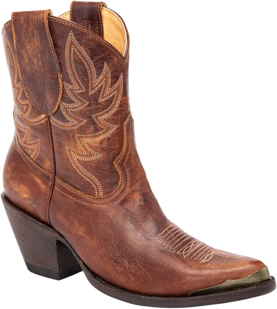 Idyllwind Women's Wheels Western Booties Pointed Toe Brown - Fueled by Miranda Lambert | Amazon (US)