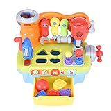 Anyren Musical Learning Toy Workbench Toy with Light&Music Work Bench Building Tools Kids Constructi | Amazon (US)
