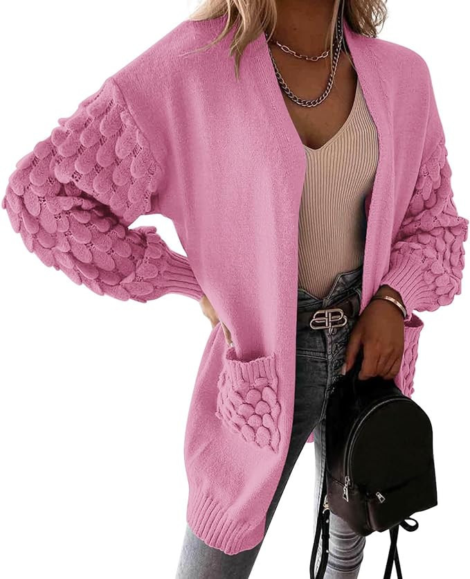 PRETTYGARDEN Women's Cardigan Sweaters Fall Clothes Open Front Cable Knit Oversized Winter Coats ... | Amazon (US)