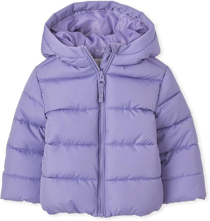 The Children's Place Baby and Toddler Girls' Medium Weight Wind-Resistant, Water-Resistant Puffer... | Amazon (US)