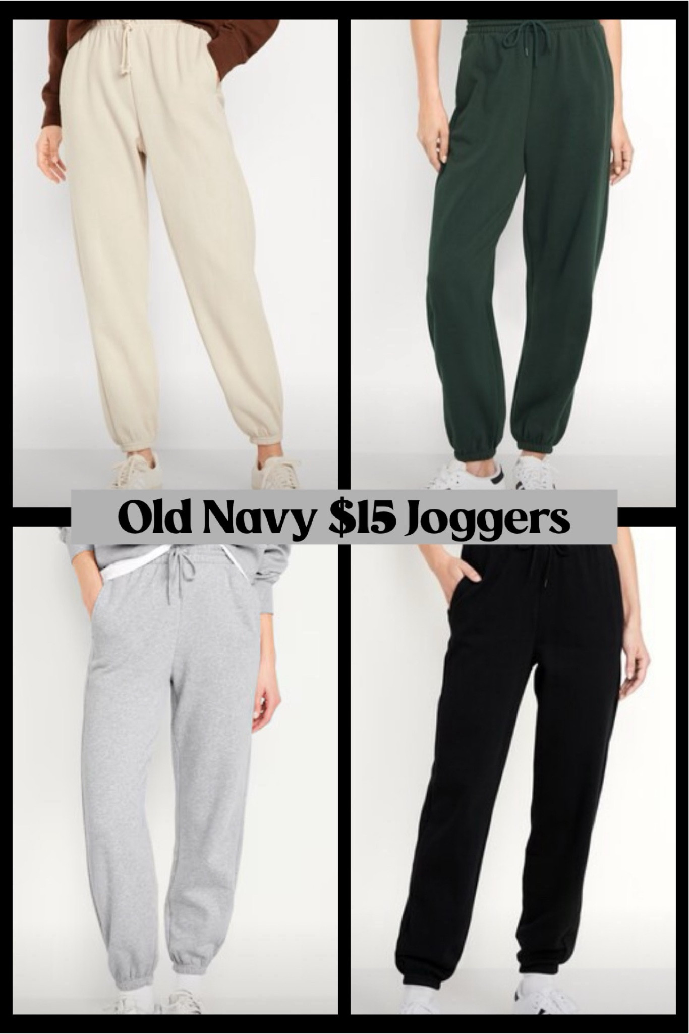 Good Morning! Old Navy has their High Waisted Jogger Sweatpants for only $15 today (normally $34.99)!! 🎉🎉 These are some of the most comfortable pants I’ve ever put on 🙌🏻 Such an excellent price for a super soft, comfy lounge pant - sizes will fly today at this price!! (I go true to size on these.)

#LTKSaleAlert #LTKActive #LTKStyleTip