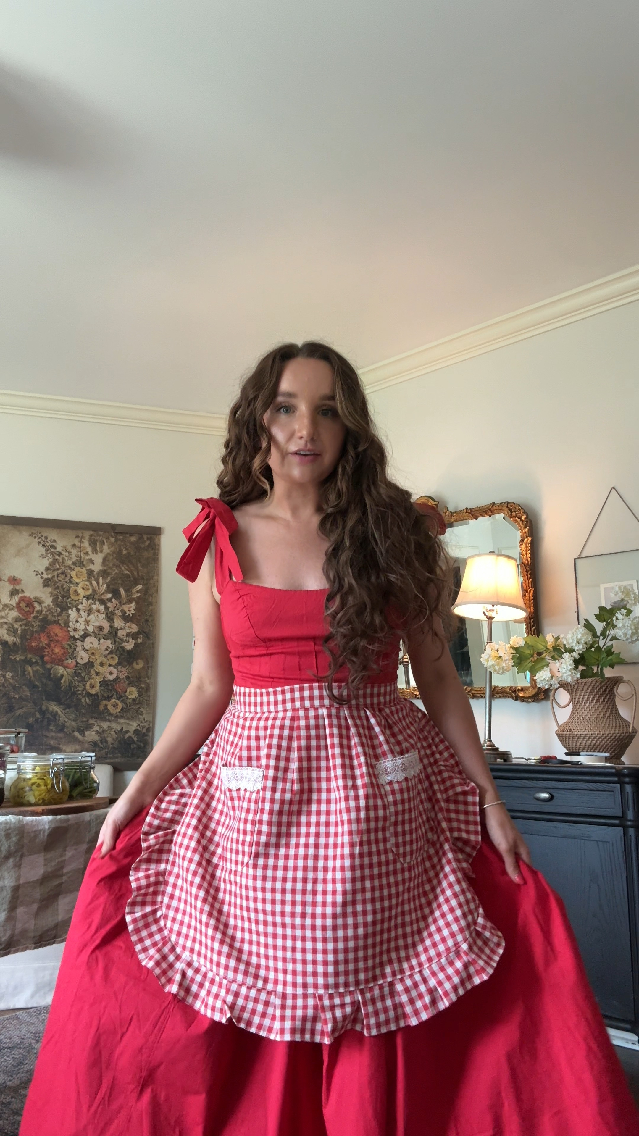 THE most perfect red midi dress. I love the fit, the tie bow straps, the tie back, the material… everything about it. It comes in 4 colors too!

#LTKStyleTip #LTKSeasonal