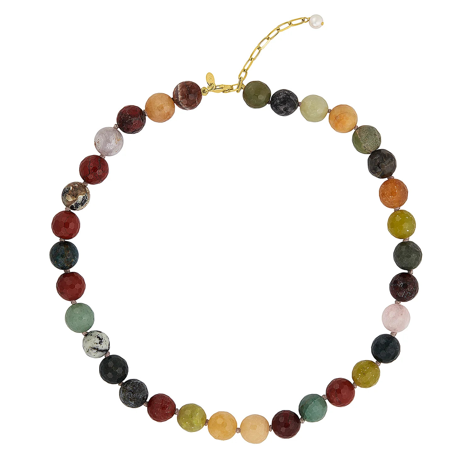 PALOMA NECKLACE MULTI STONE | FYB JEWELRY