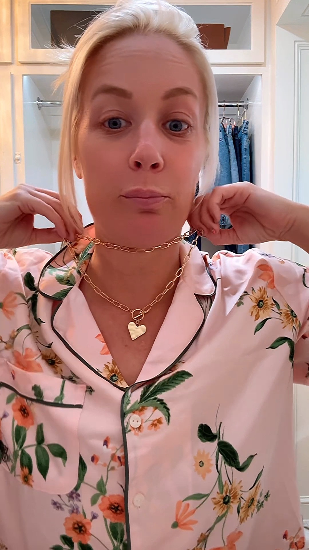 This gold heart necklace is a great price point plus free shipping for Mother’s Day 