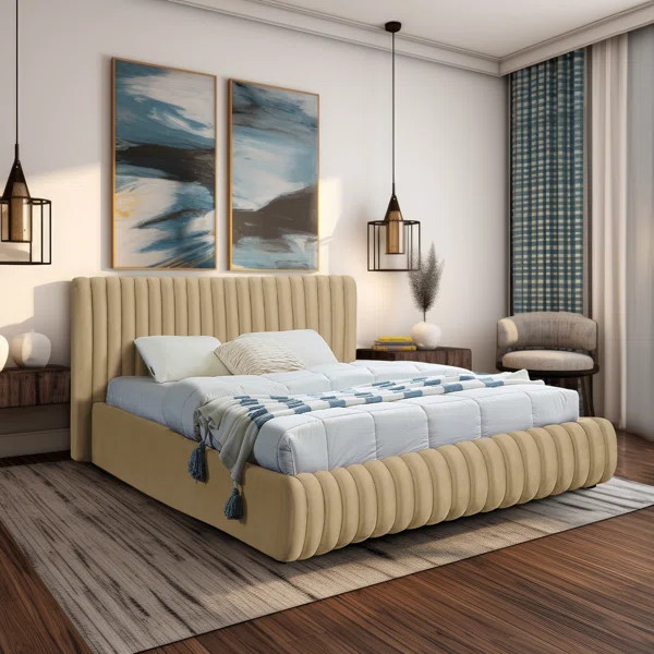Kiriazes Upholstered Platform Bed | Wayfair North America