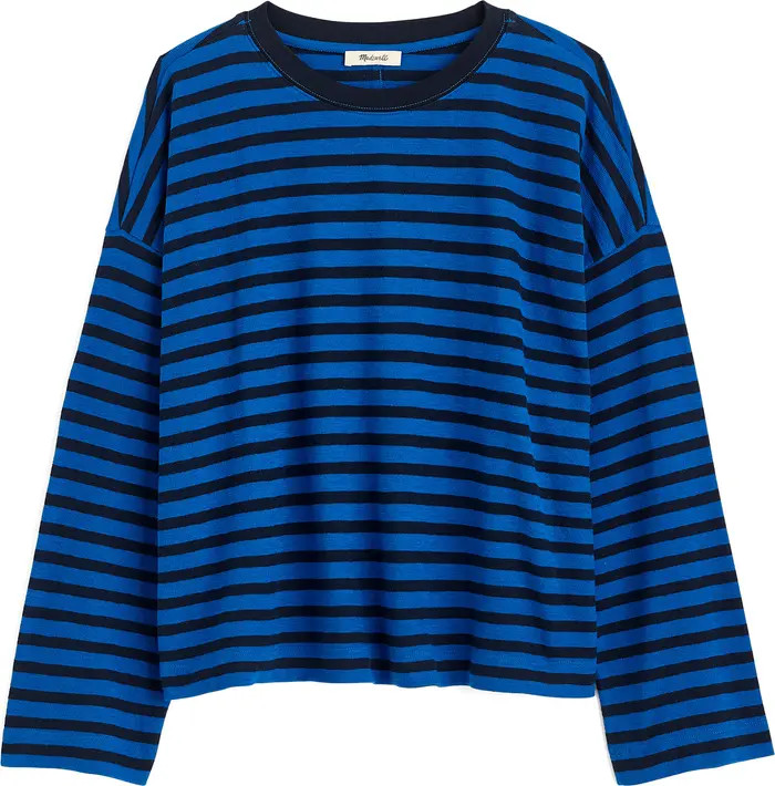 Easy Stripe Long Sleeve Top | Nordstrom