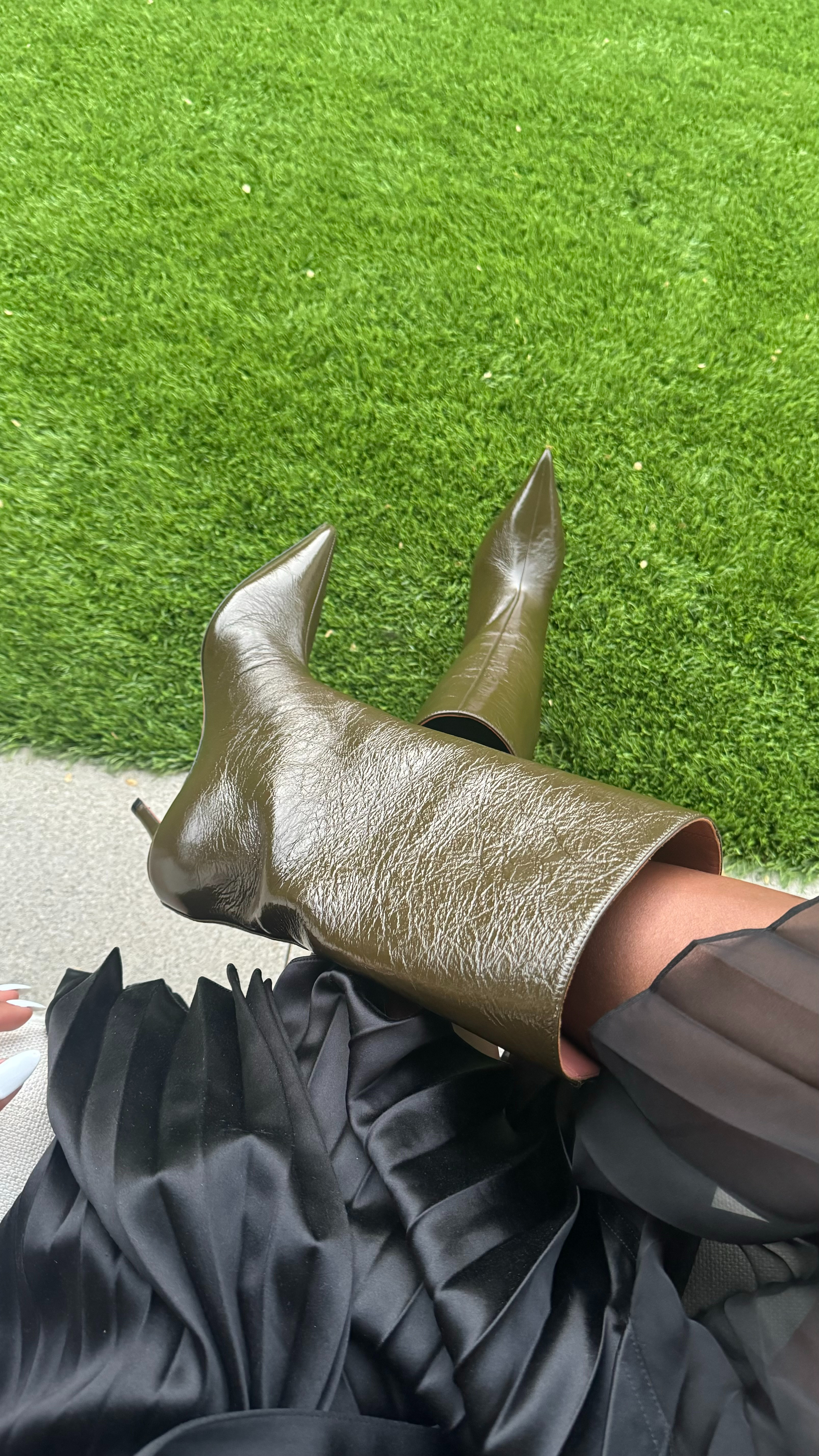 I'm normally on the fence with kitten heels but loved the olive color of these ones.  

 #LTKStyleTip #LTKShoeCrush