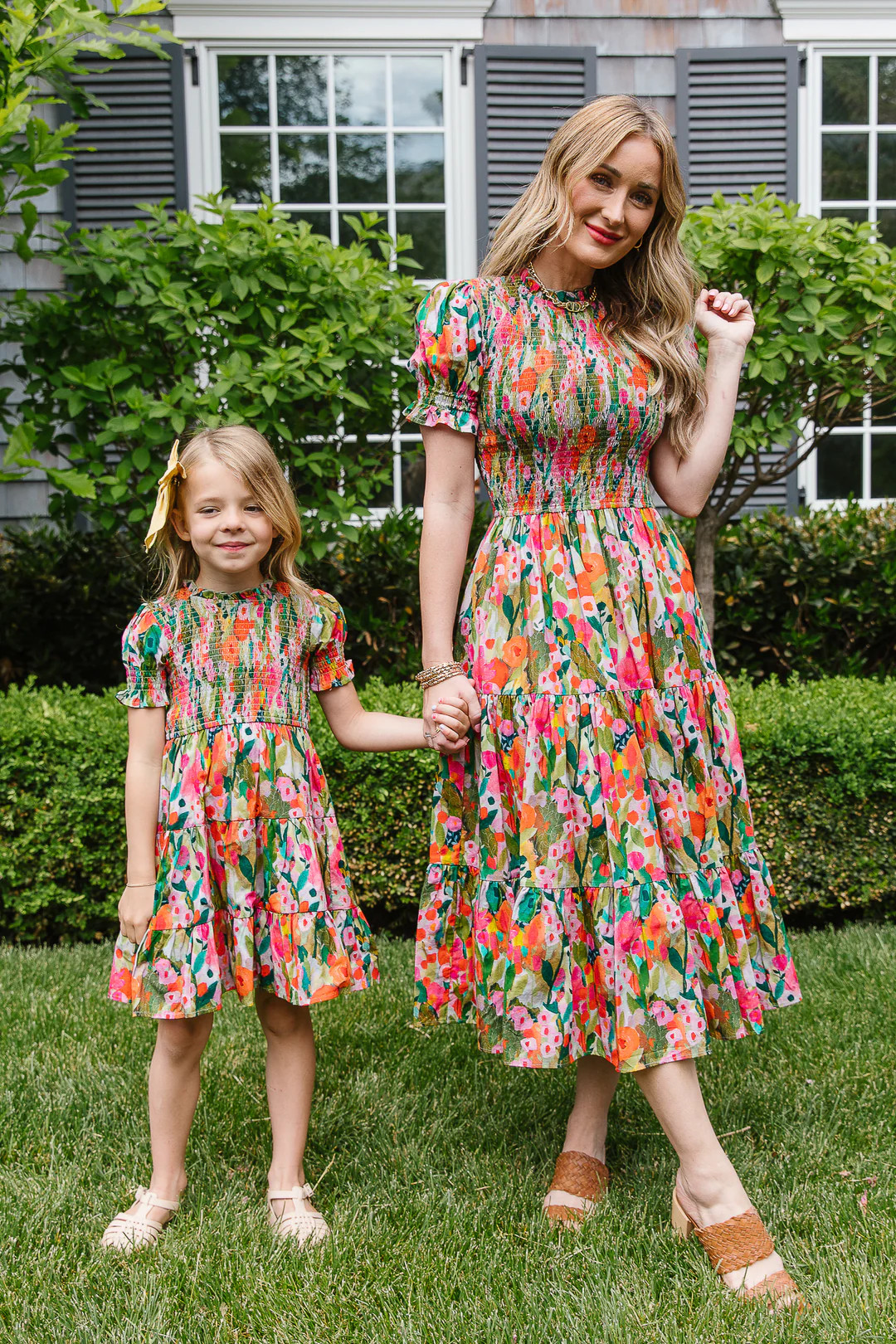 Delia Dress in Multicolor Floral | Ivy City Co