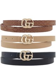 GG Skinny Belts | Indigo Closet 