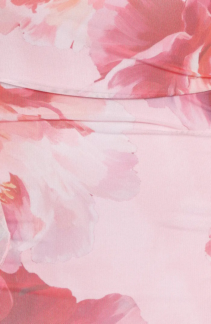 Chiara Floral Flutter Ruffle Maxi Dress | Nordstrom