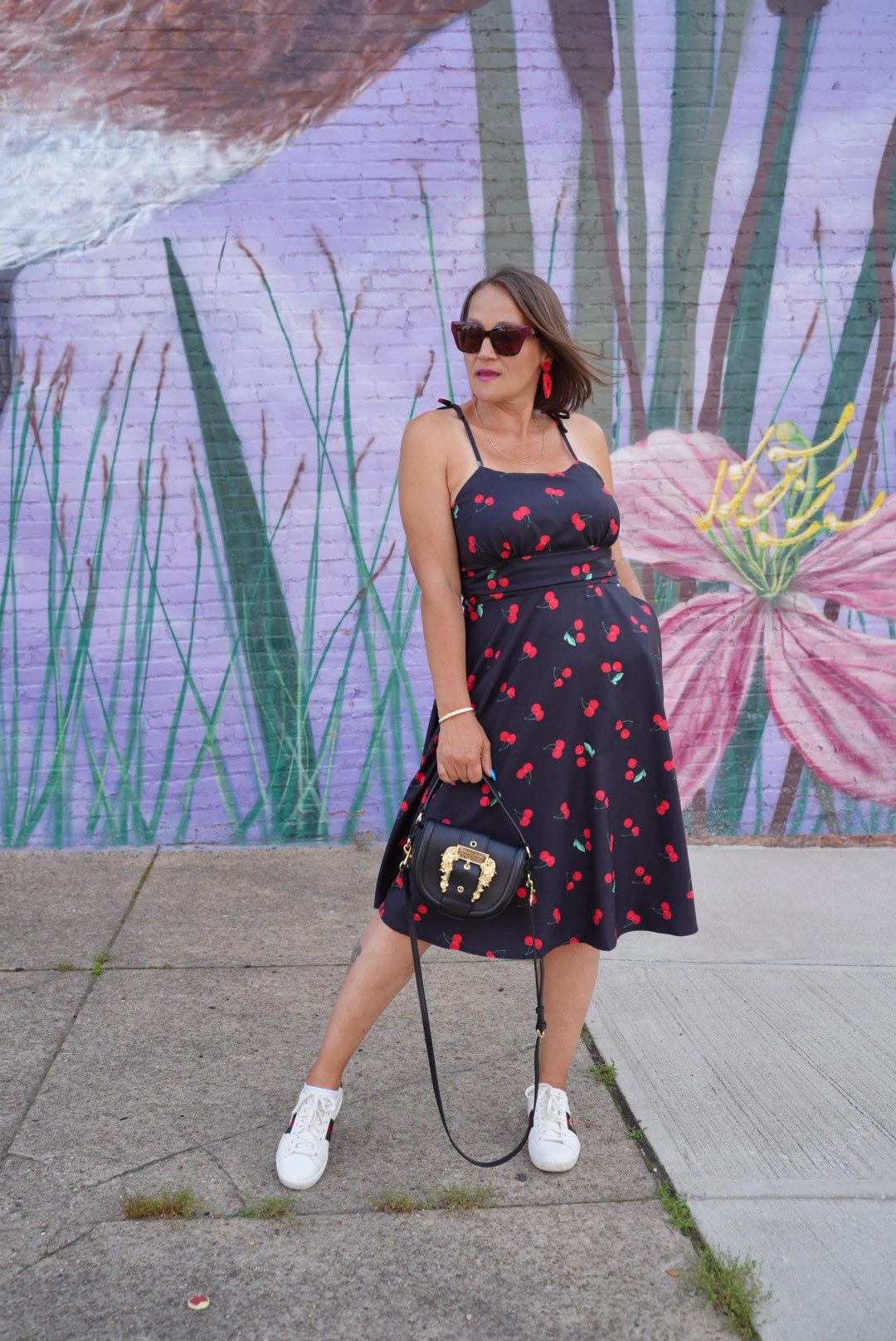 Loving this adorable a line style cherry dress, the material is so soft and lightweight. Perfect for all summer long!

#LTKSeasonal #LTKSummerEdit #LTKOver40