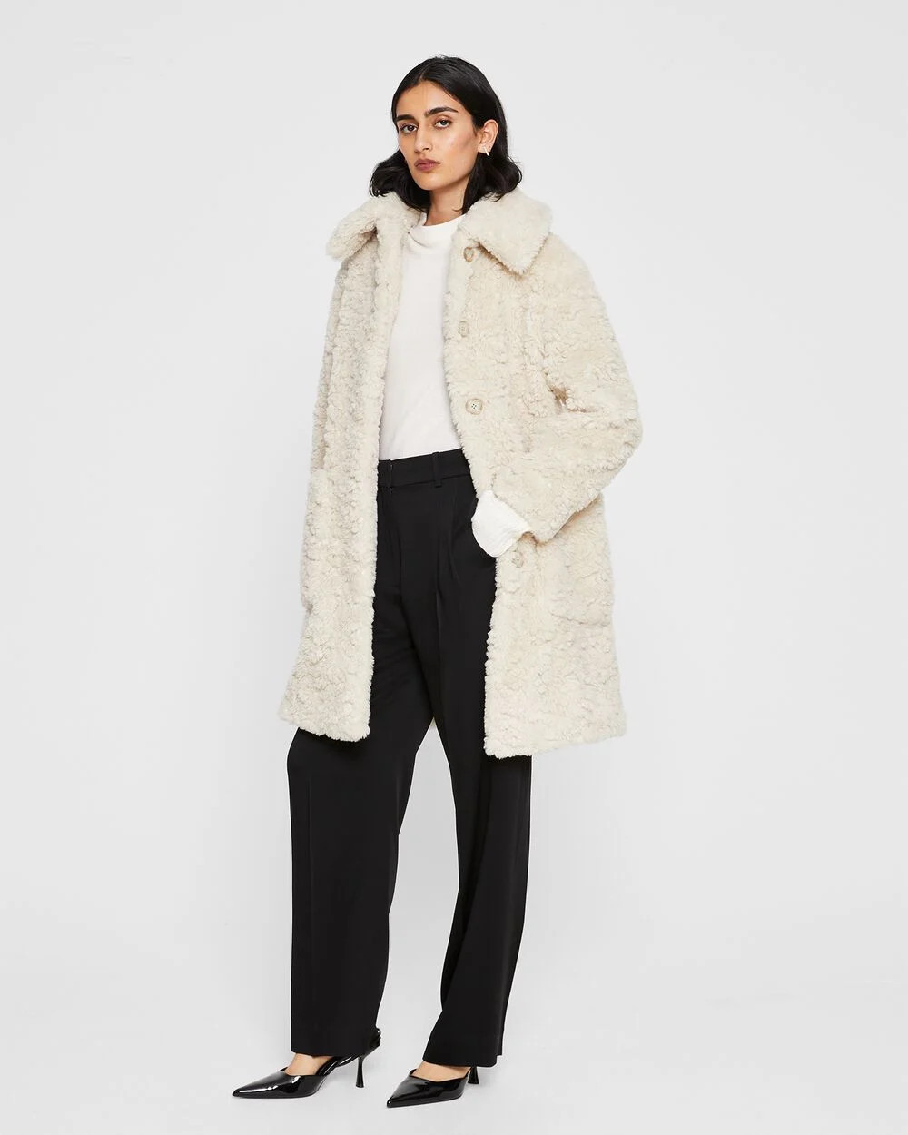 Faux Fur Coat | Club Monaco (Global)