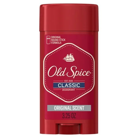 Old Spice Classic Men's Deodorant, Solid Stick, Original Scent, 3.25 oz | Walmart (US)