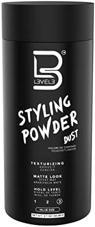 L3 Level 3 Styling Powder - Natural Look Mens Powder - Easy to Apply with No Oil or Greasy Residu... | Amazon (US)