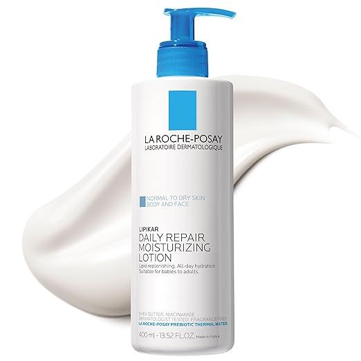 La Roche-Posay Lipikar Daily Repair Moisturizing Cream, Fragrance Free Body Moisturizer with Shea... | Amazon (US)