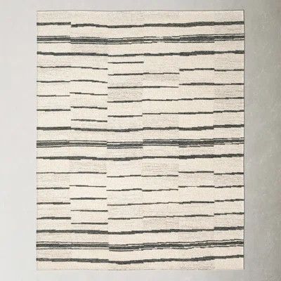 Uptown Handmade Wool Black/Beige/Taupe/Charcoal Rug | Wayfair North America