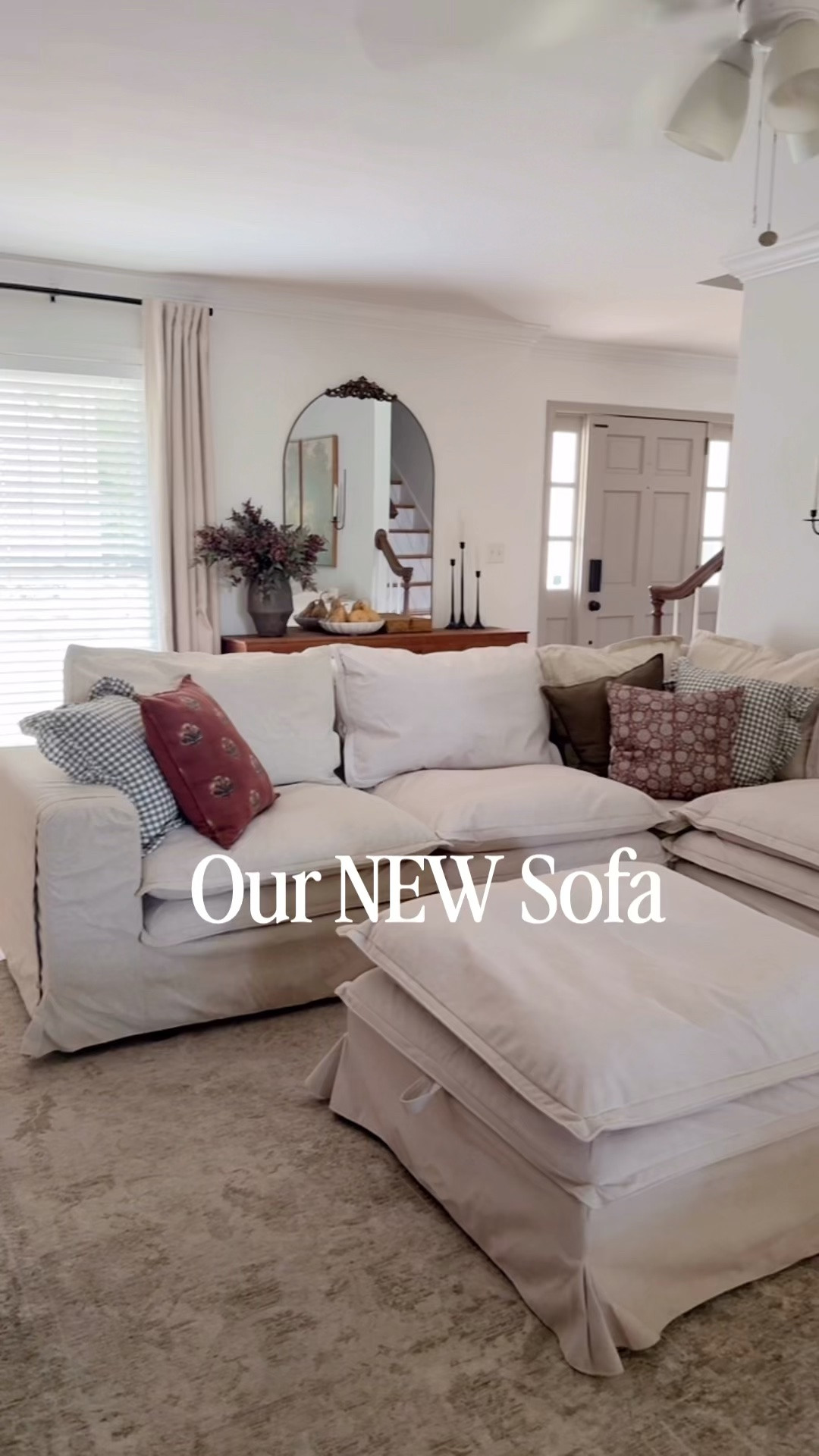I finally found a sectional that checked ALL the boxes 🙌🏻

✔️ 5 roomy seats
✔️ Deep, comfortable cushions
✔️ Higher back for actual support
✔️ Removable + washable covers
✔️ Modular pieces that can be rearranged
✔️ Storage ottoman that can double as a chaise
✔️ Cozy, neutral look that works perfectly in our space 🤎

So far, I’m VERY happy with this one — and I’ll keep you posted on how it holds up!

#LivingRoomInspo #AffordableHome #SectionalSofa
KEYWORDS: affordable sectional sofa • modular sectional • washable sofa • storage ottoman • family room sofa • neutral living room • cozy living room • high back sectional • Walmart sofa • Chick House sectional

#LTKHome #LTKdayinmylife #LTKKids