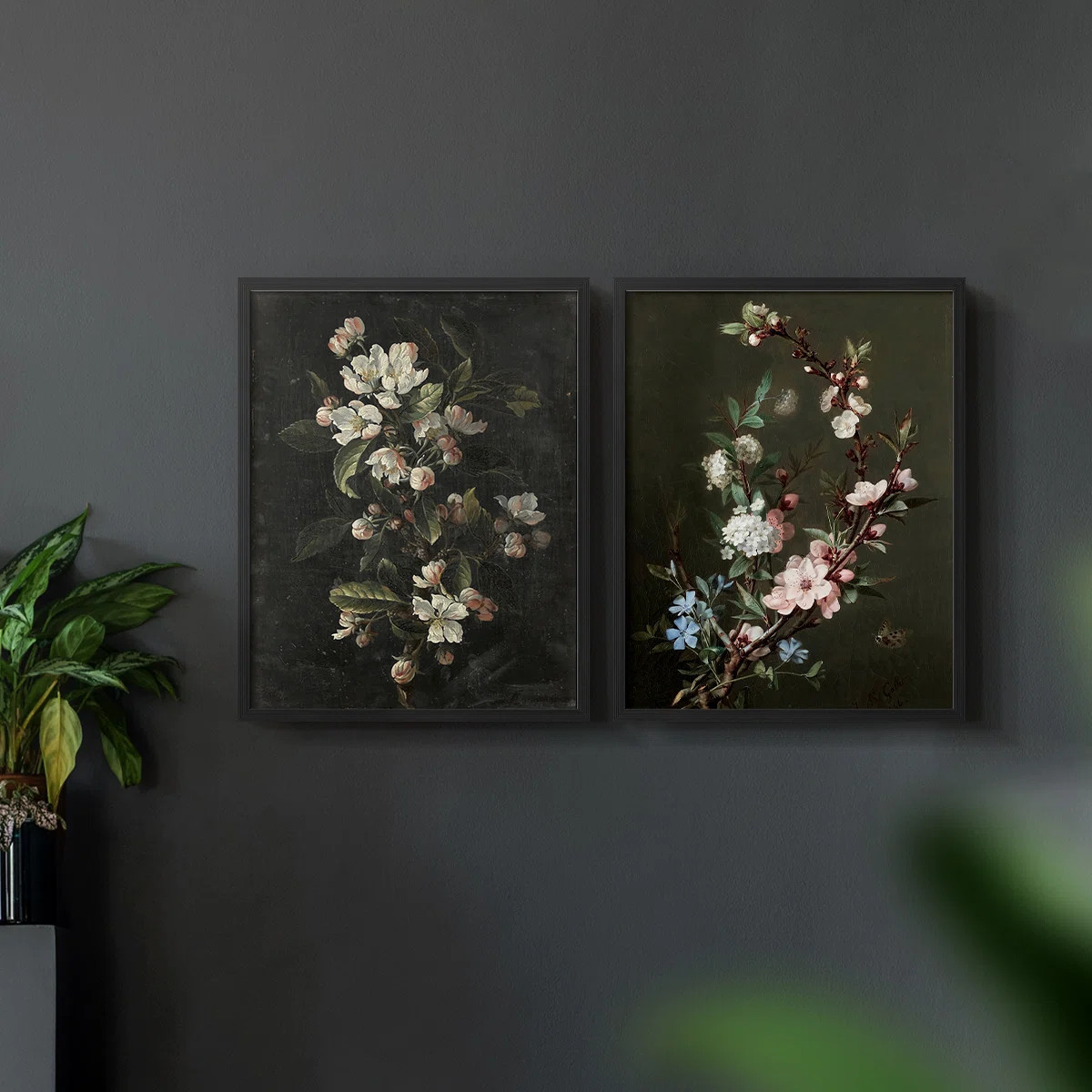 " Vintage Floral LXXXVIII " 2 - Pieces (Set of 2) | Wayfair North America