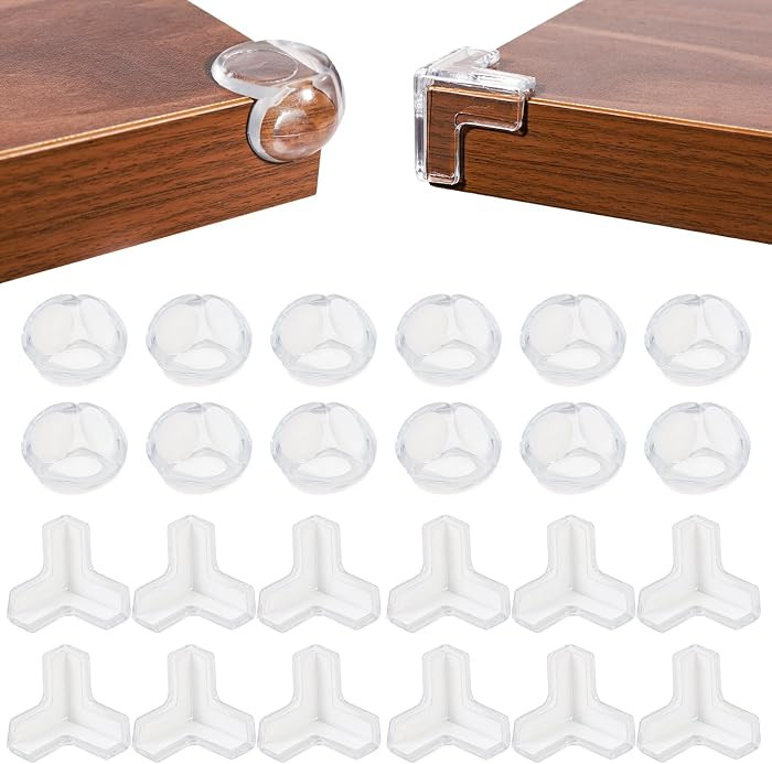 24 Pack Corner Guards Corner Protectors for Baby\uff0cTable Corner Protectors for Baby\uff0cFurni... | Amazon (US)