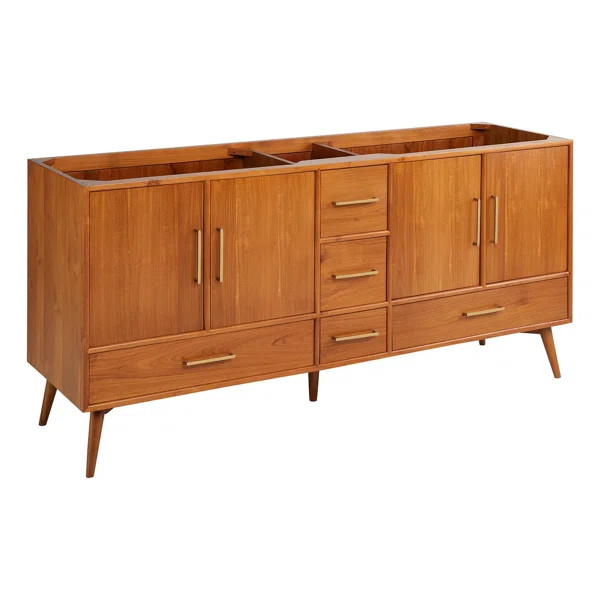 72" Novak Double Bathroom Vanity - Cabinet Only | Wayfair North America