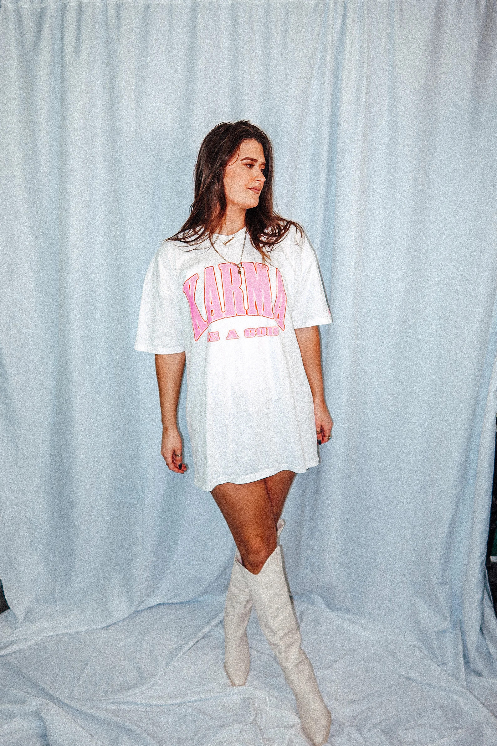 Karma Is A God Oversized TShirt | Midnights Inspired Graphic Tee | Oversized T Shirt Dress | Grap... | Etsy (US)