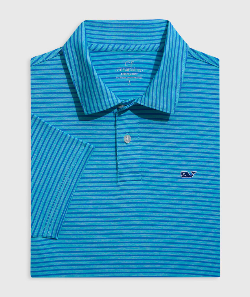 OUTLET Boys' Bradley Stripe Performance Polo | vineyard vines