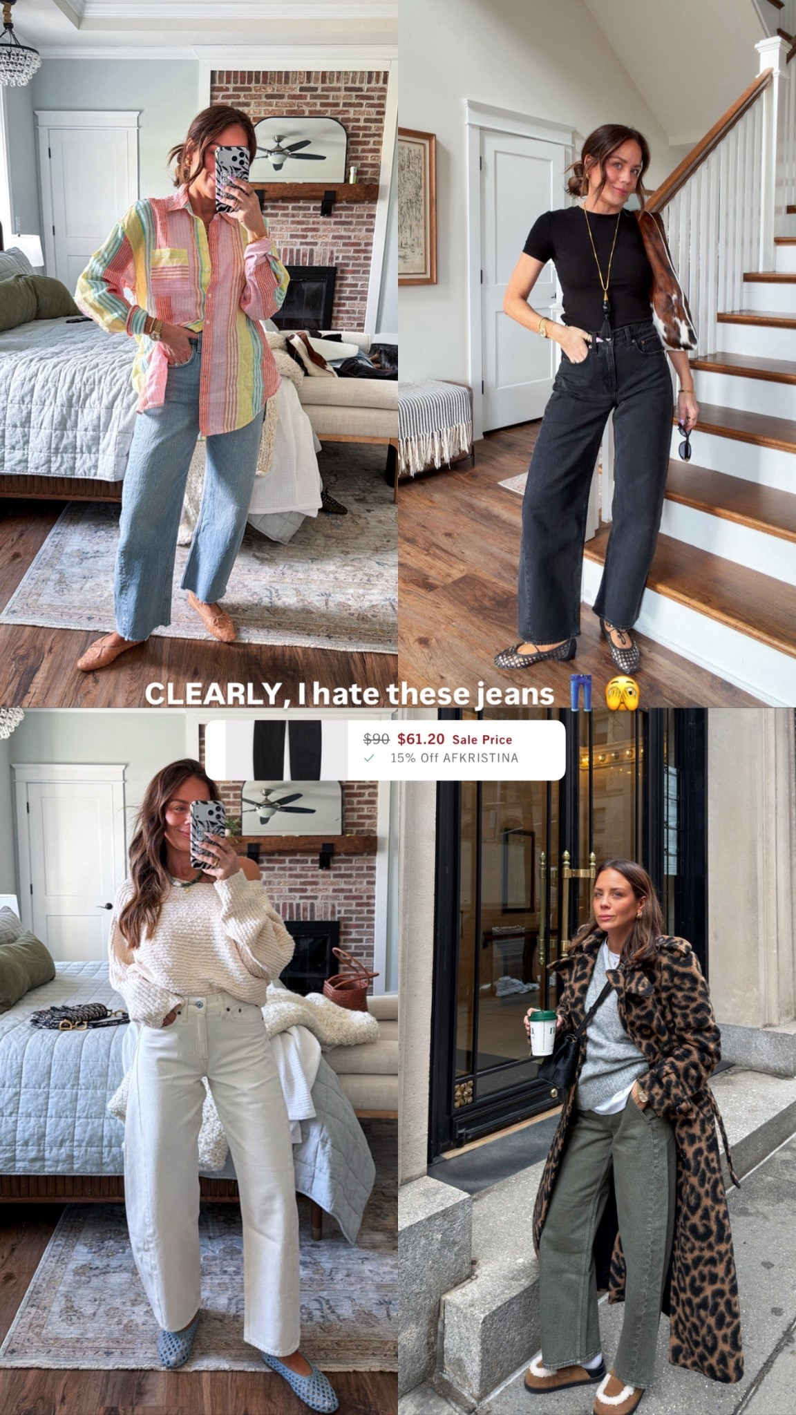 AFKRISTINA for extra 15% off my current fave everyday comfy jeans! Fit tts im in 24 reg im 5’3” 

#LTKSaleAlert #LTKootd #LTKdayinmylife