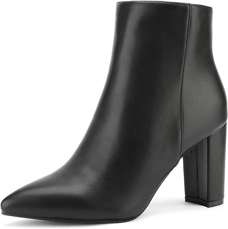 Women's Chunky High Heel Ankle Booties | Amazon (US)