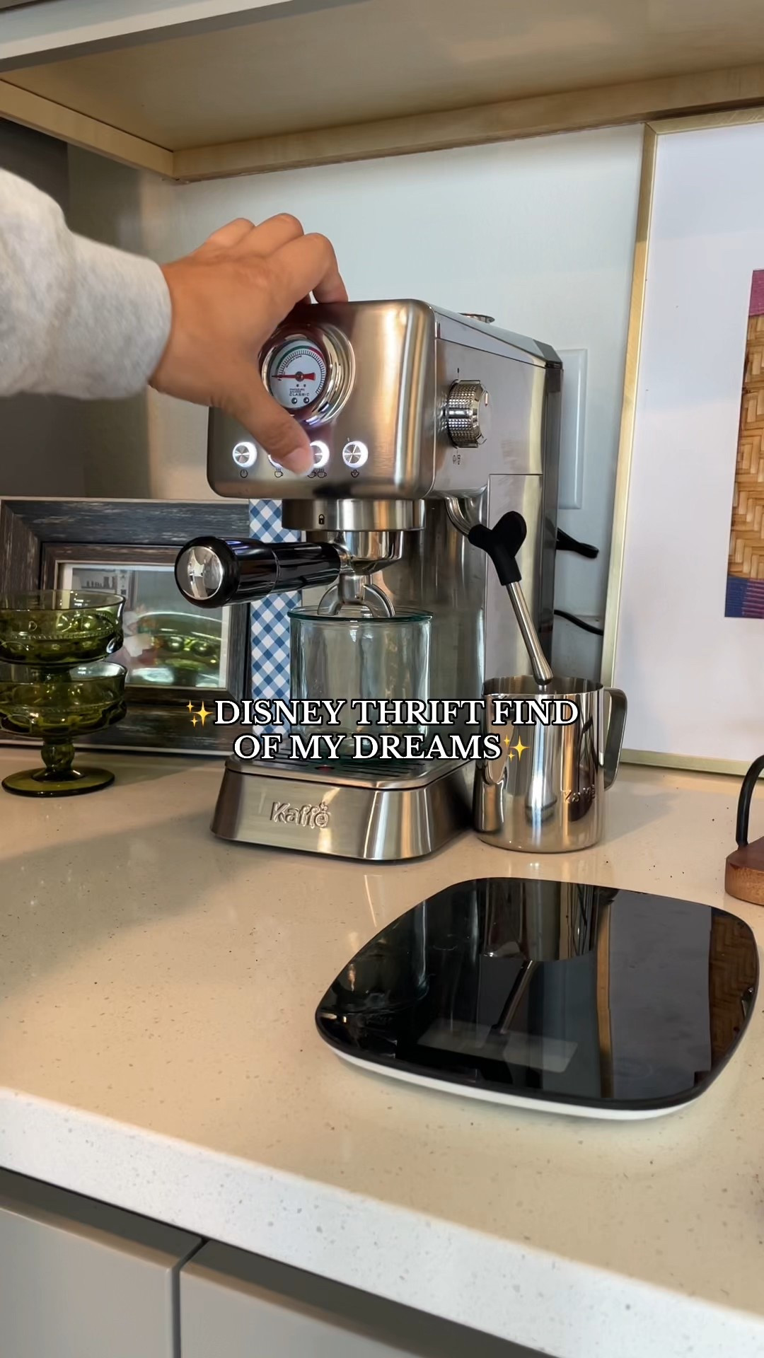 A little Disney magic with my morning latte ✨☕ 

I scored this vintage Epcot McDonald’s “100 Years of Magic” glass at a local Disney thrift store as part of a Disney glasses set and it’s officially my new favorite coffee cups. I’m all about the little details that make everyday routines feel more magical, especially as a Disney local! 

Linking my espresso machine, coffee accessories, and a few Disney kitchen finds to help you create your own magical moment at home.

#LTKhome #LTKfinds #LTKmorning #LTKcoffeebar #LTKkitchen #LTKdisney #LTKmomlife #LTKaesthetic #LTKdisneycreator

#LTKTravel #LTKHome