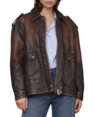 Genuine Leather Aviator Jacket | Bloomingdale's (US)