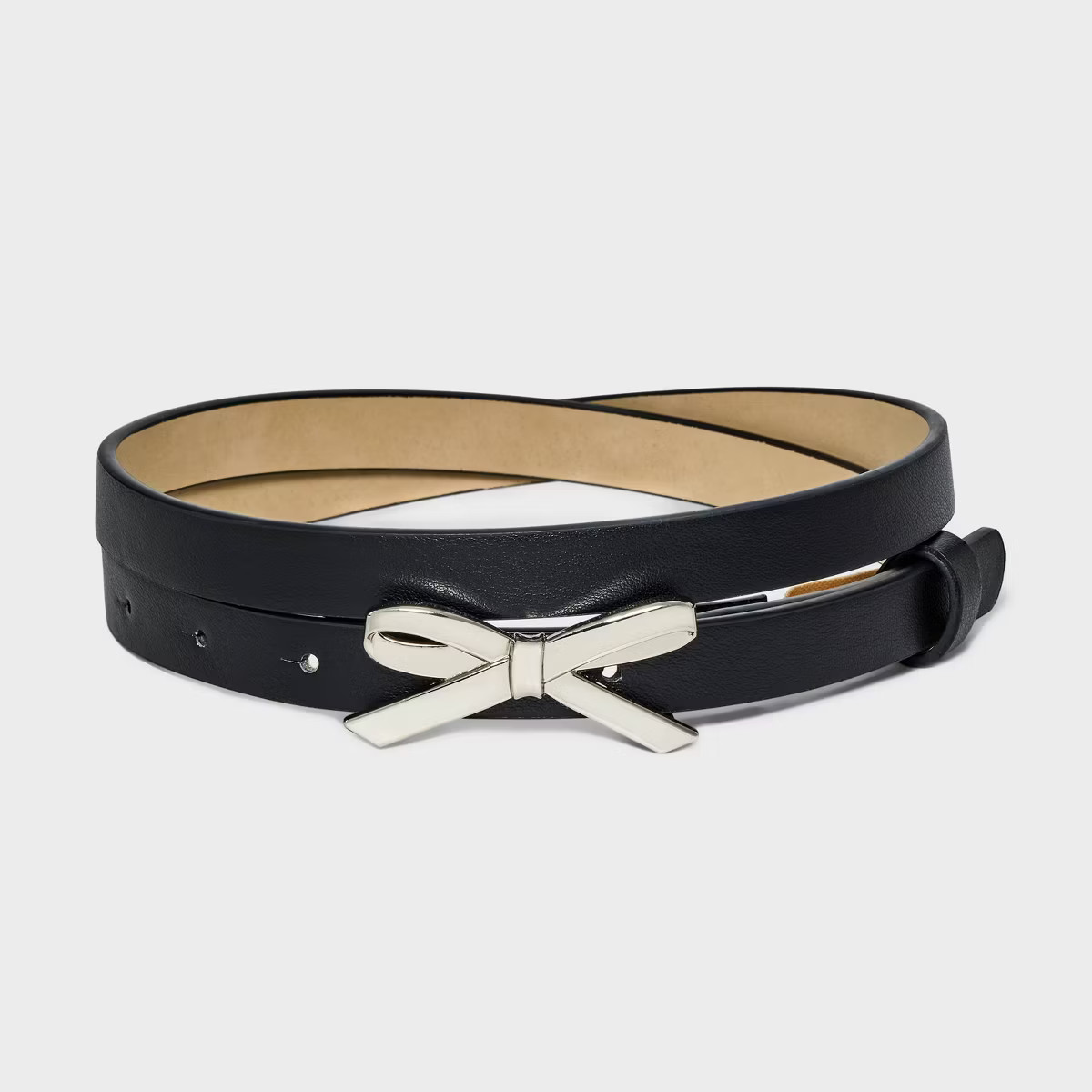 Women's Metal Bow Belt - Wild Fable™ Black | Target