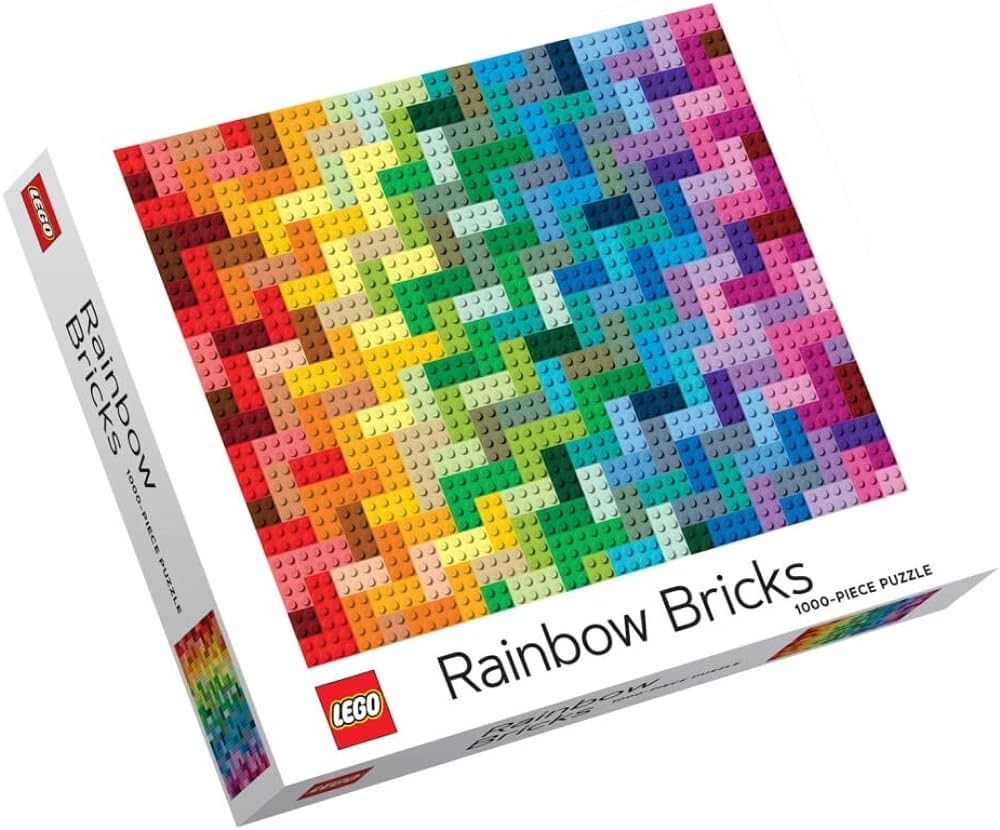 Lego Rainbow Bricks Puzzle: 1000-piece | Amazon (US)