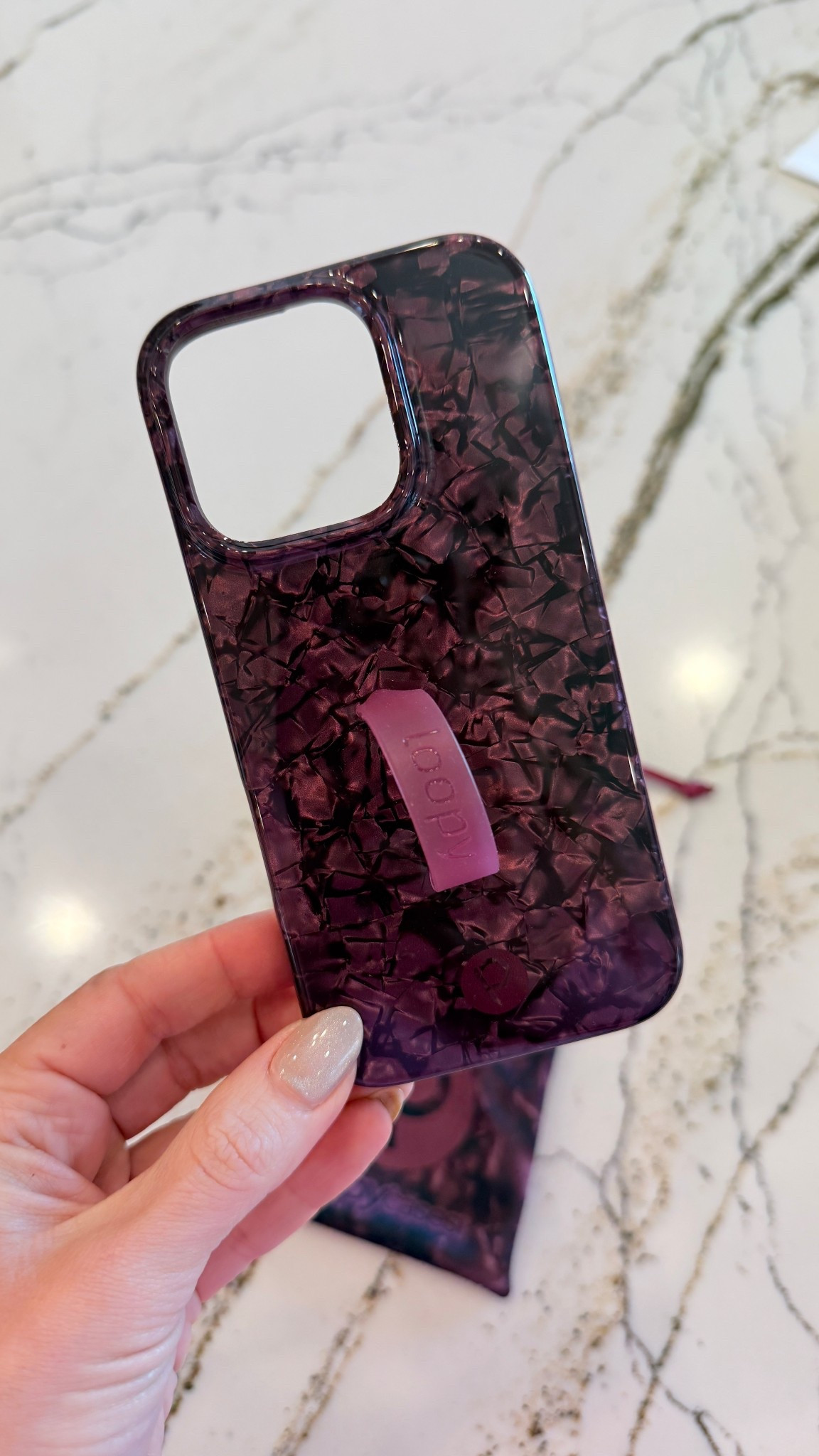 New wine colored loopy case! Use code BYSHEAMORGAN for discount 