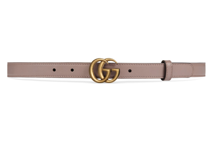 Gucci Leather belt with Double G buckle | Gucci (US)
