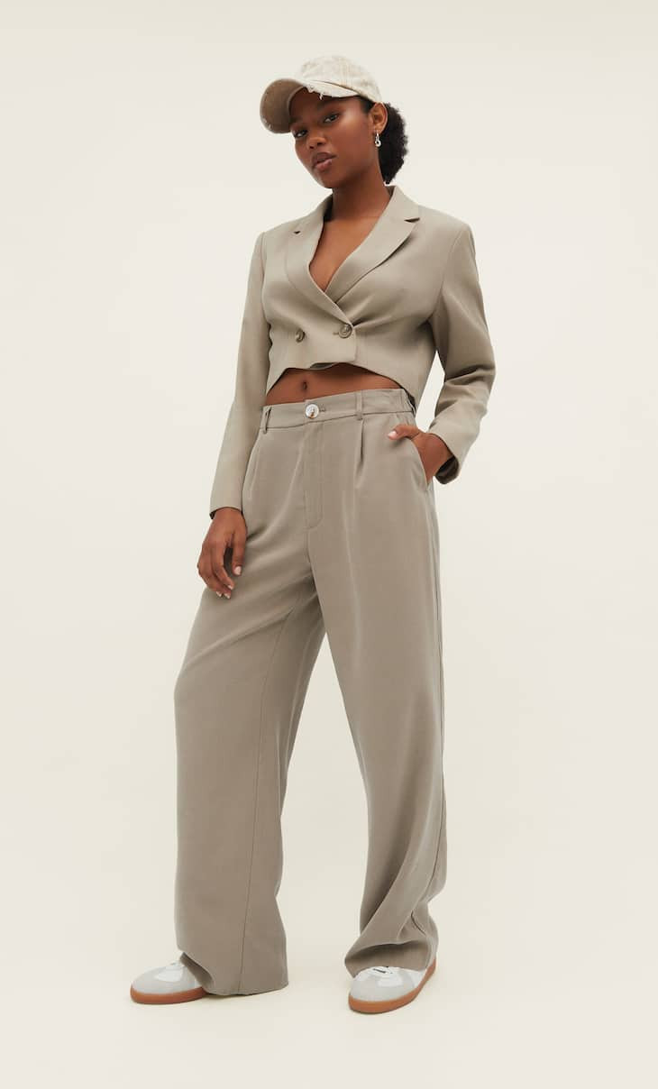 Pantalon large full length | Stradivarius (FR)