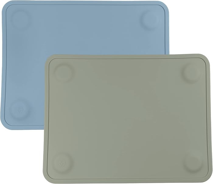 WeeSprout Silicone Suction Placemats for Babies, Toddlers & Kids, Durable Food Grade Silicone wit... | Amazon (US)
