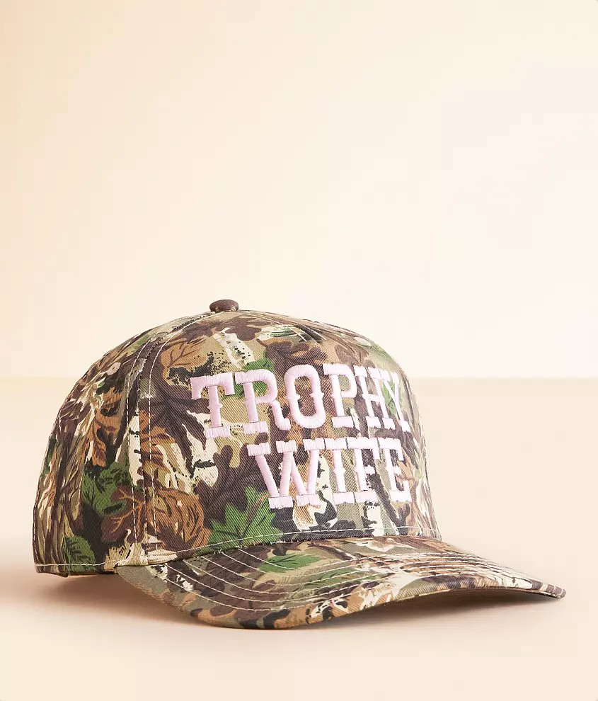 Camo Trophy Wife Baseball Hat | Buckle