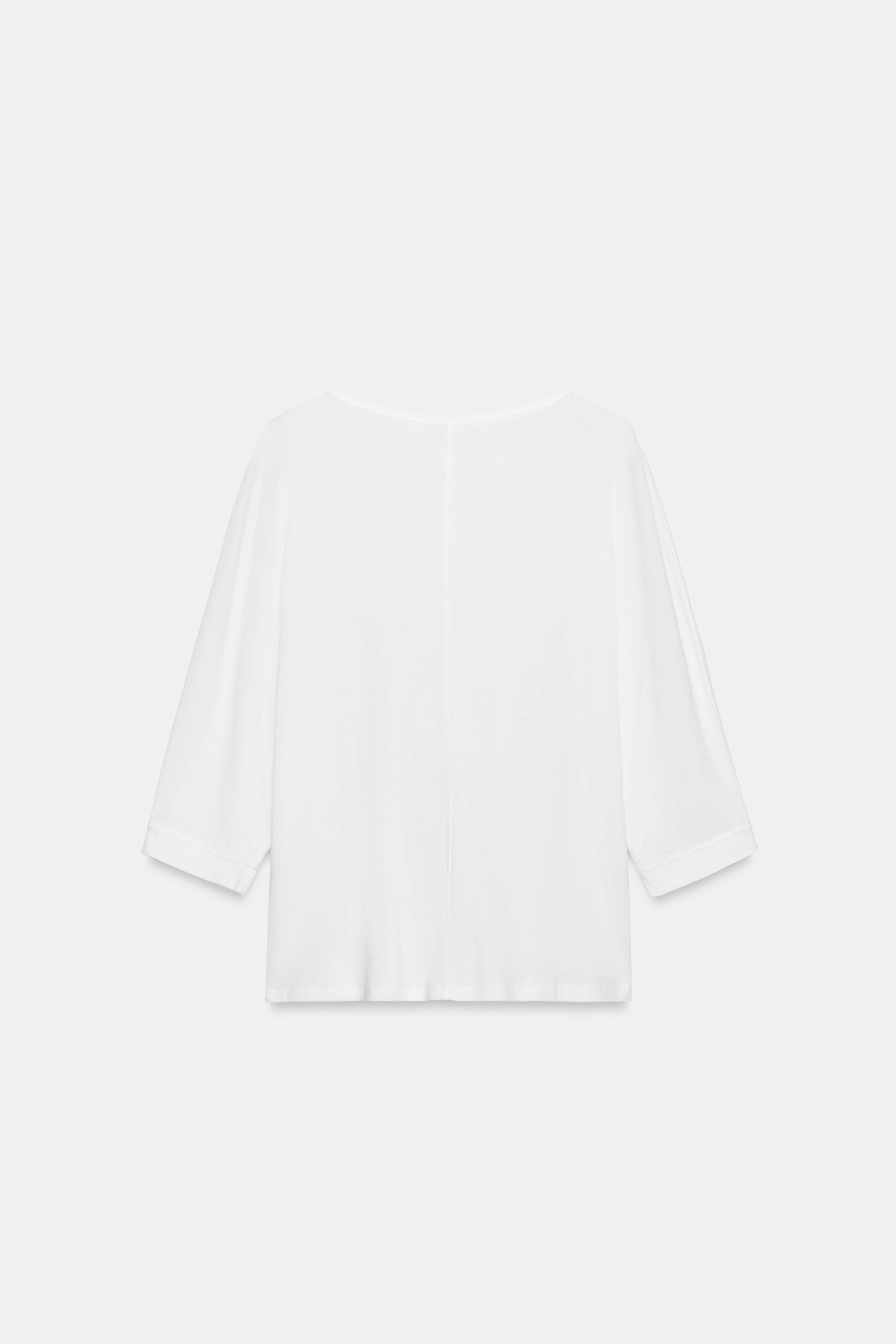 COTTON HENLEY T-SHIRT | Zara US
