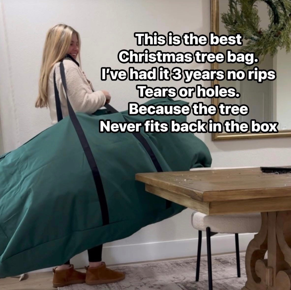 The best Amazon Christmas tree storage organization bag for post holiday. 

#LTKHome