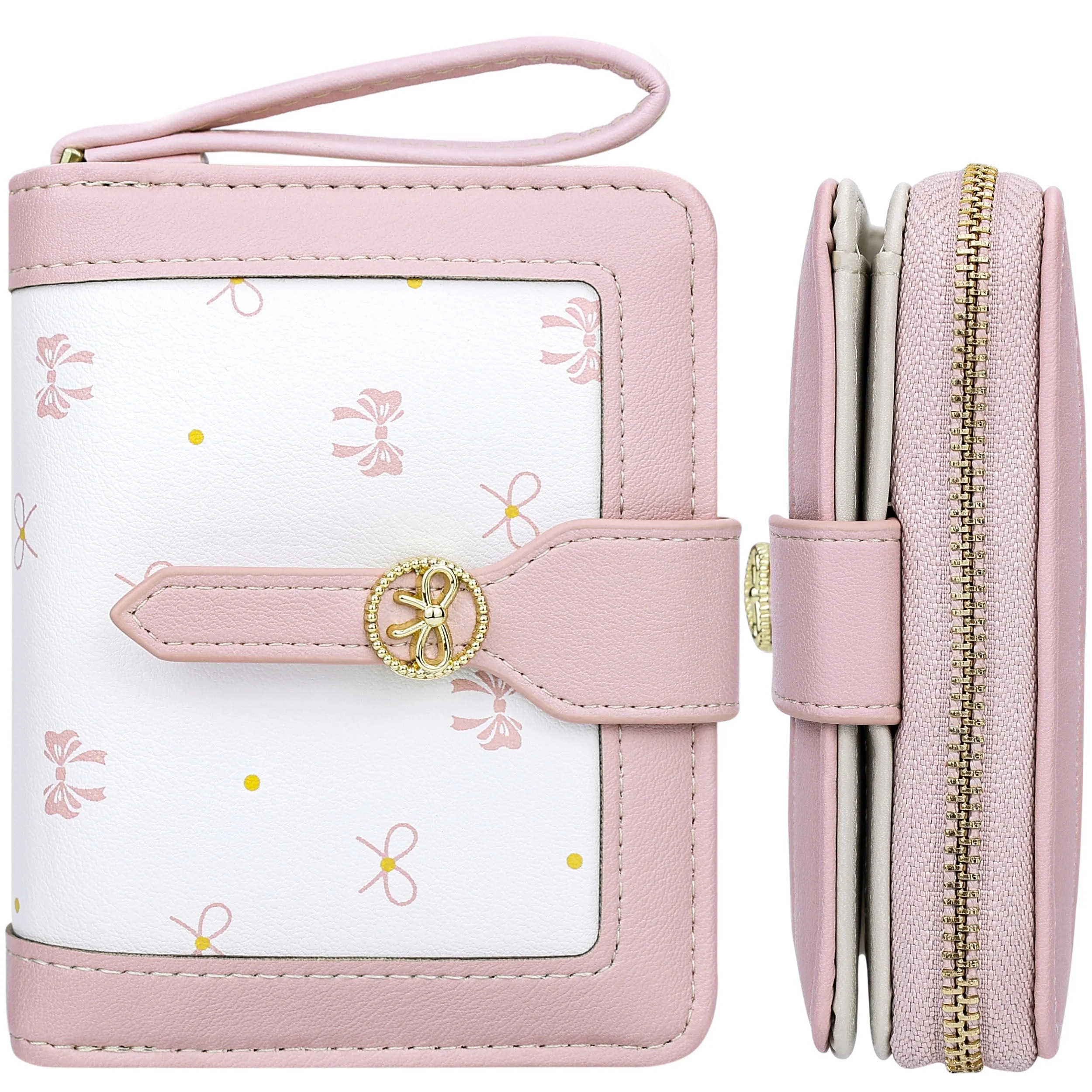 Farcauo Womens Wallet Cute Small Wallets for Women Pink Coquette Bow Women's Wallet Kawaii Card W... | Walmart (US)