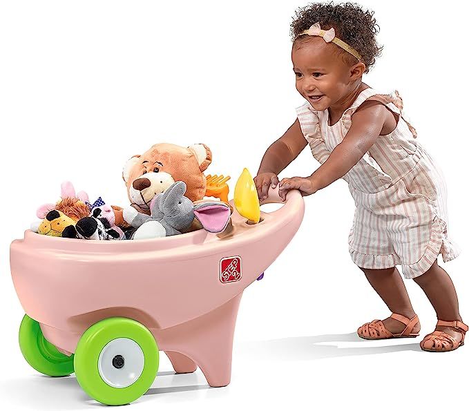 Step2 Springtime Wheelbarrow – Rose Pink – Toddler Role Play Garden Toy – Toddler Wheelbarr... | Amazon (US)