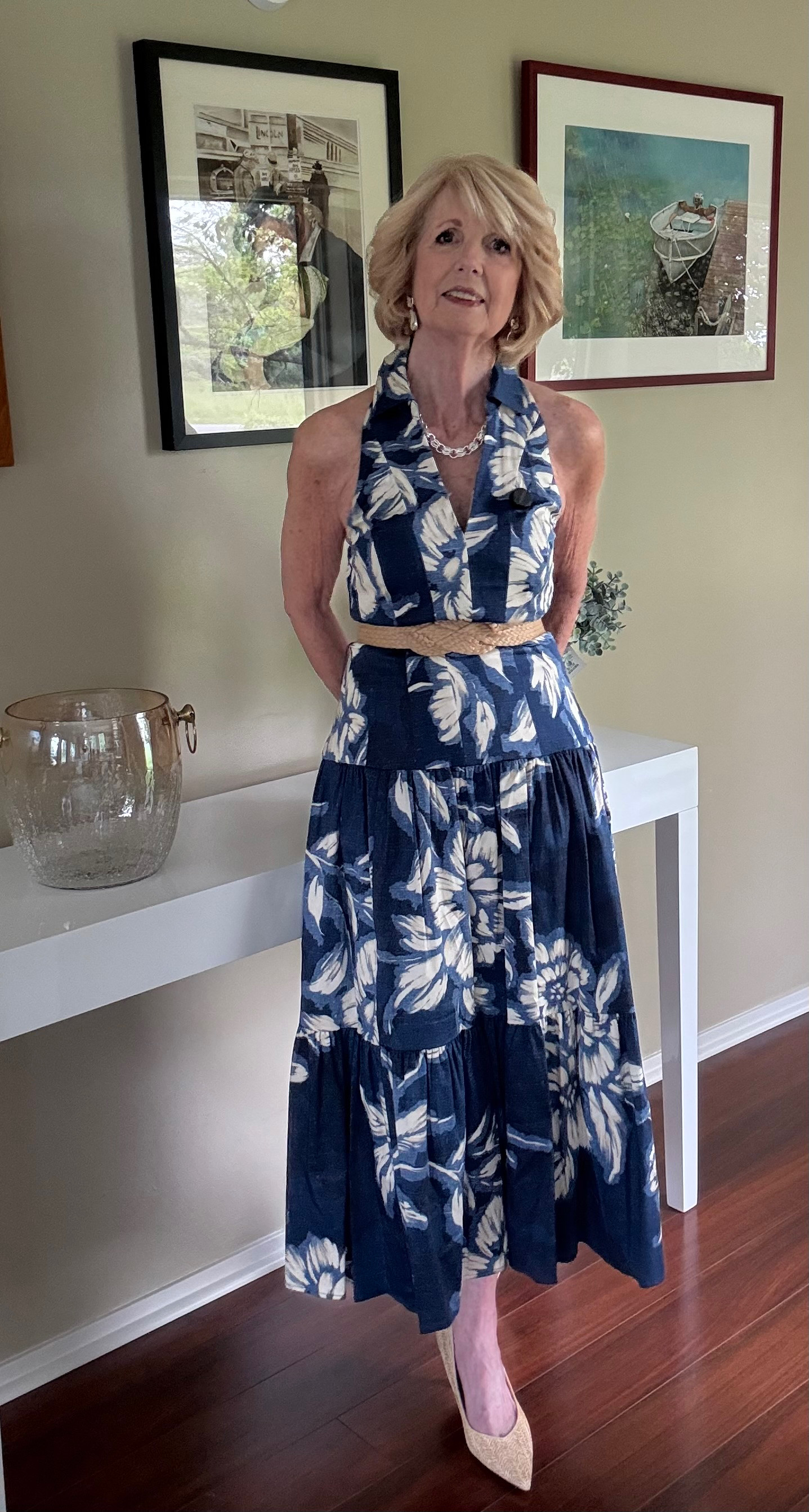 This Halter Dress immediately elevates you summer style 

 #LTKSeasonal #LTKOver40