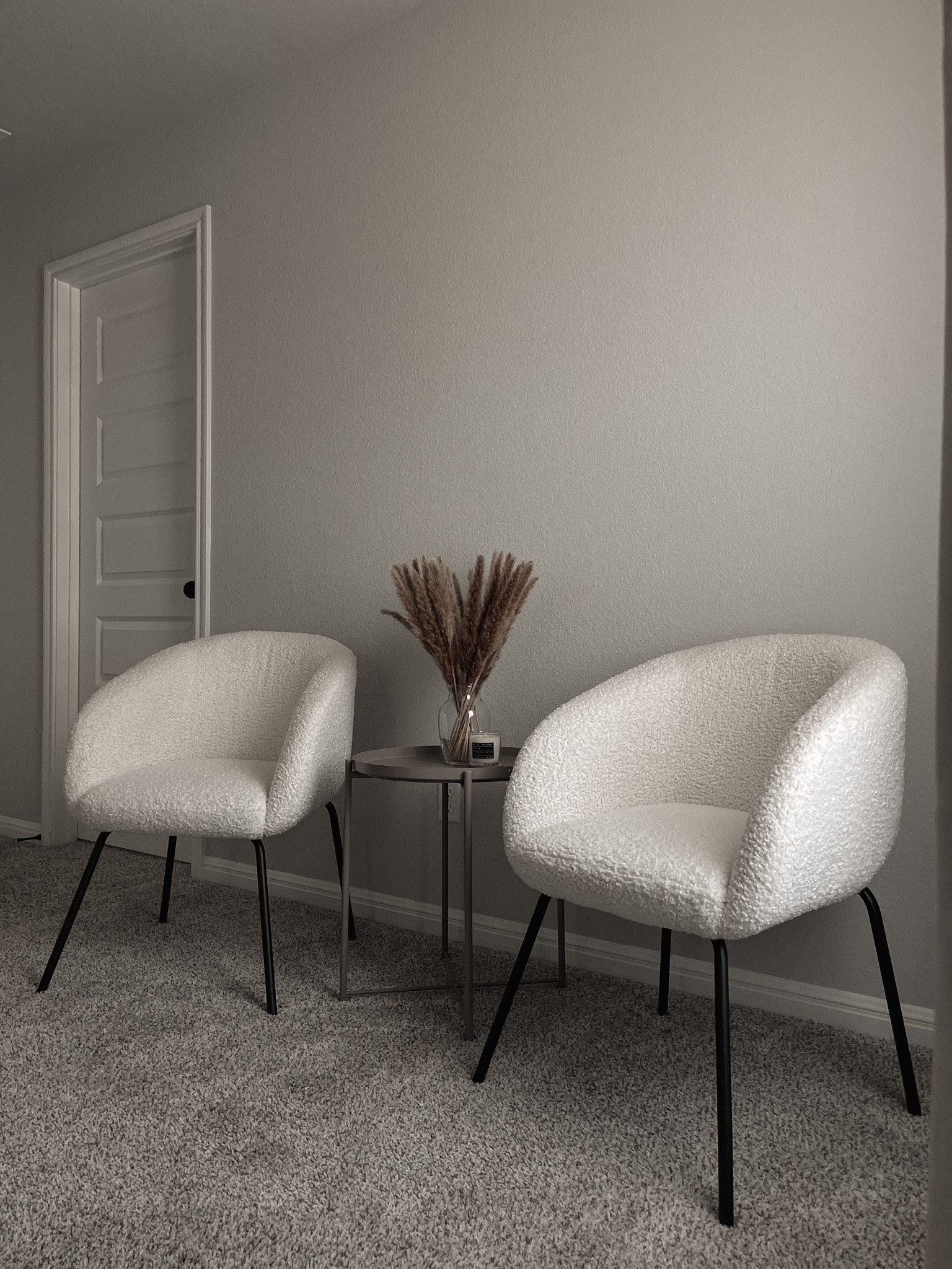 Only $130 each--Modern Sherpa Accent Chairs Armchairs for Living Dining Room, Upholstered Barrel Chairs with Metal Legs, Comfy Lounge Sofa Chairs for Living Room Bedroom, Cute Vanity Chairs, Set of 2, White #chairs #homedecor

#LTKhome