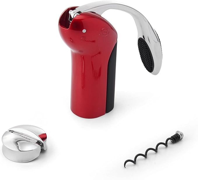 Rabbit Original Vertical Lever Corkscrew Wine Opener with Foil Cutter and Extra Spiral (Candy App... | Amazon (US)