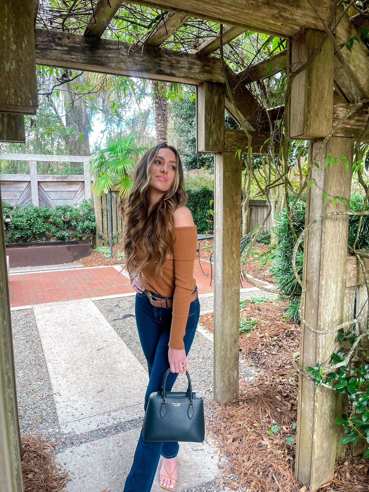 The cutest brunch outfit! Revolve sweater by Lovers and Friends! Levi boot cut jeans! Jeffrey Campbell nude heels from Nordstrom! Kate Spade hand bag/tote! 

Brunch Outfit, OOTD, Night Out Outfit, Dinner Outfit, Date Night Outfit 

#LTKFind #LTKshoecrush #LTKstyletip