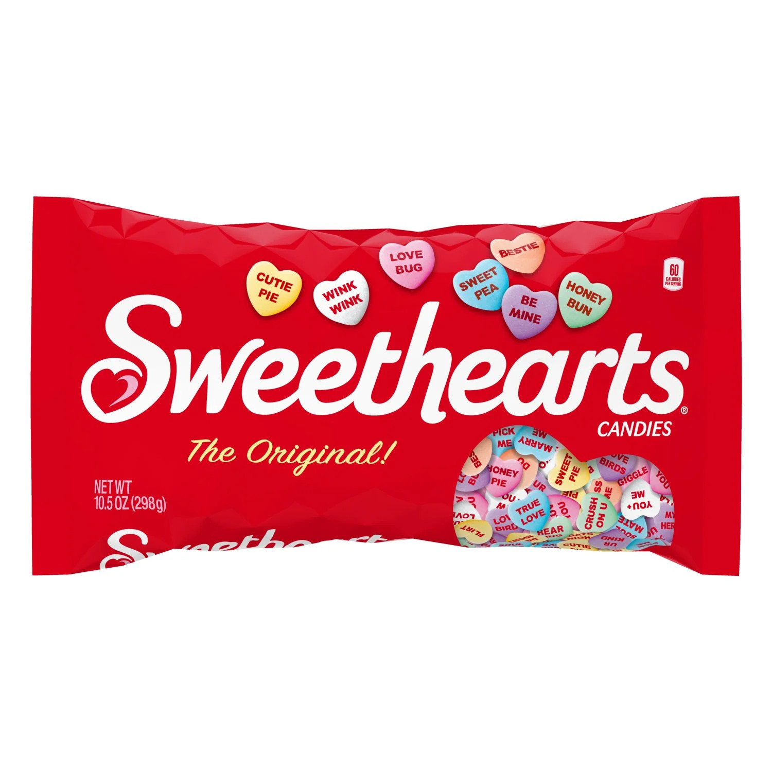 Sweethearts Valentine's Day Candy Conversation Hearts, Assorted Fruit Flavors, 10.5 oz Bag | Walmart (US)
