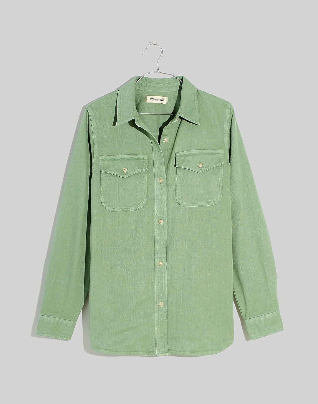 Plus Garment-Dyed Twill Shirt-Jacket | Madewell