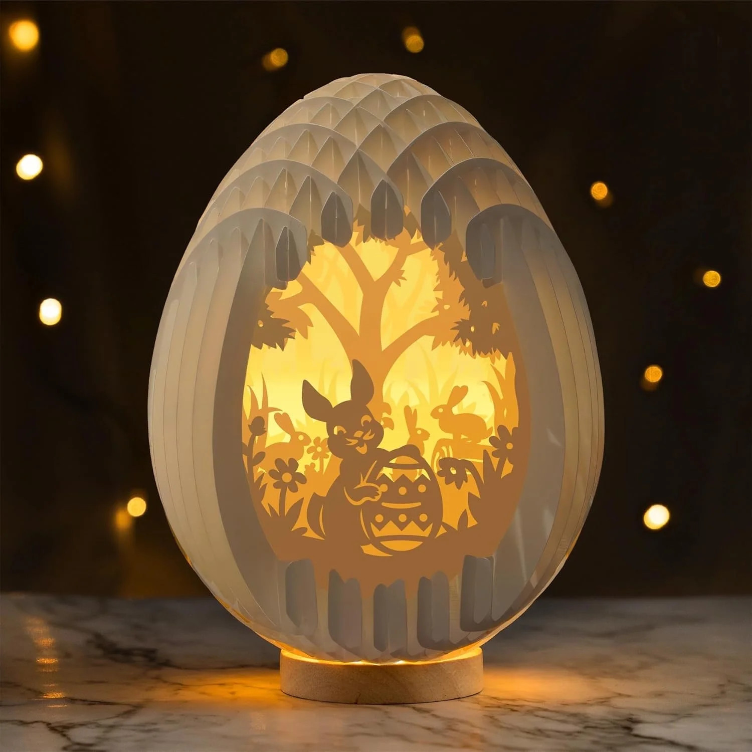 Hyperi Easter Bunny Egg-Shaped Paper Lantern | Walmart (US)