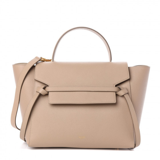 Grained Calfskin Mini Belt Bag Light Taupe | Fashionphile
